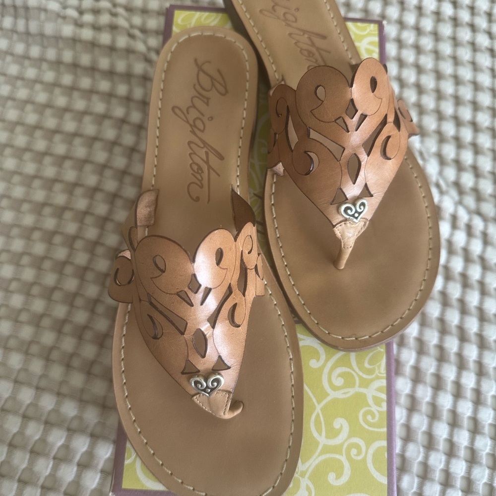 Size 10 Brighton Tan Sandals